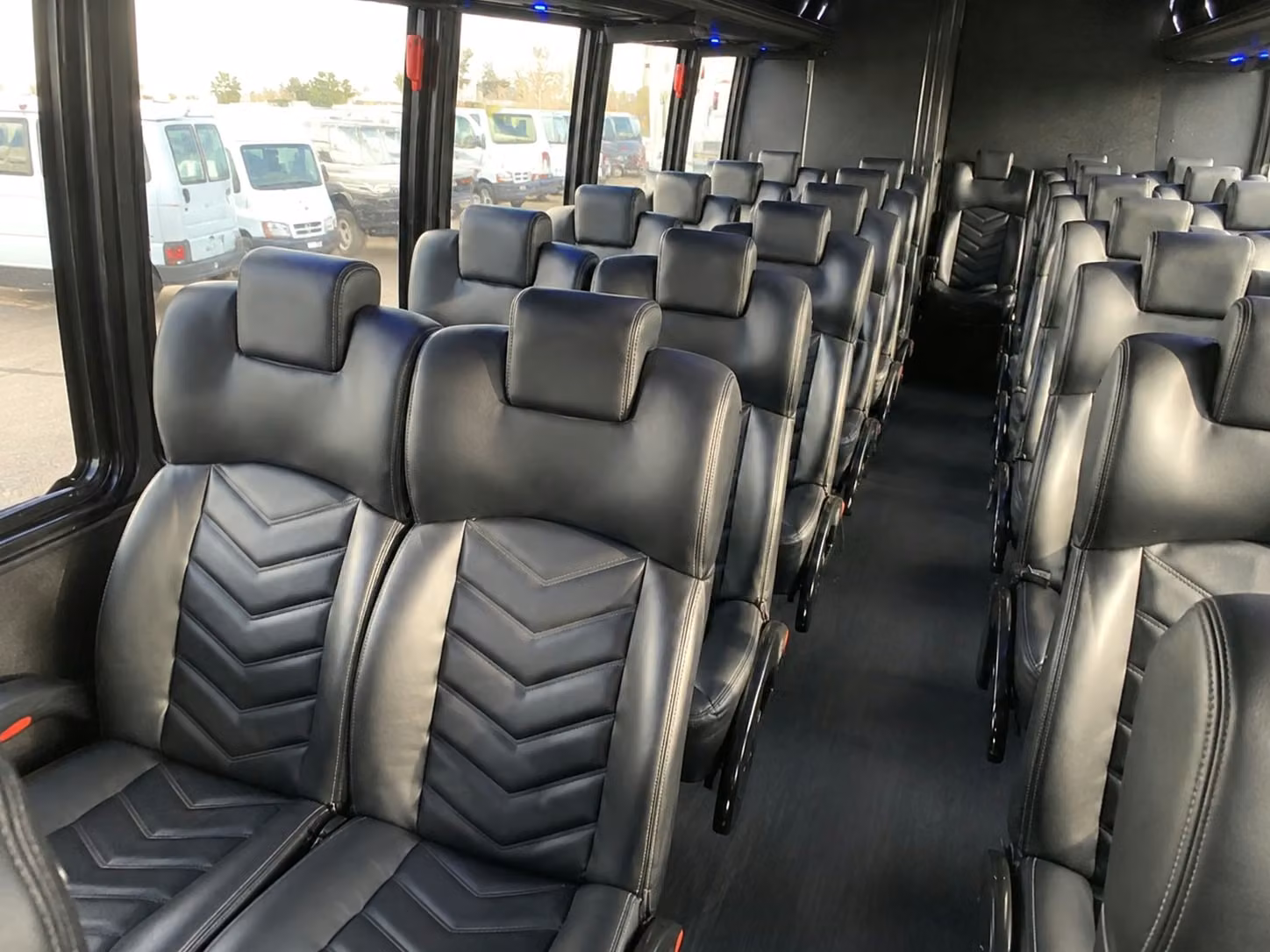 15 passenger minibus inside