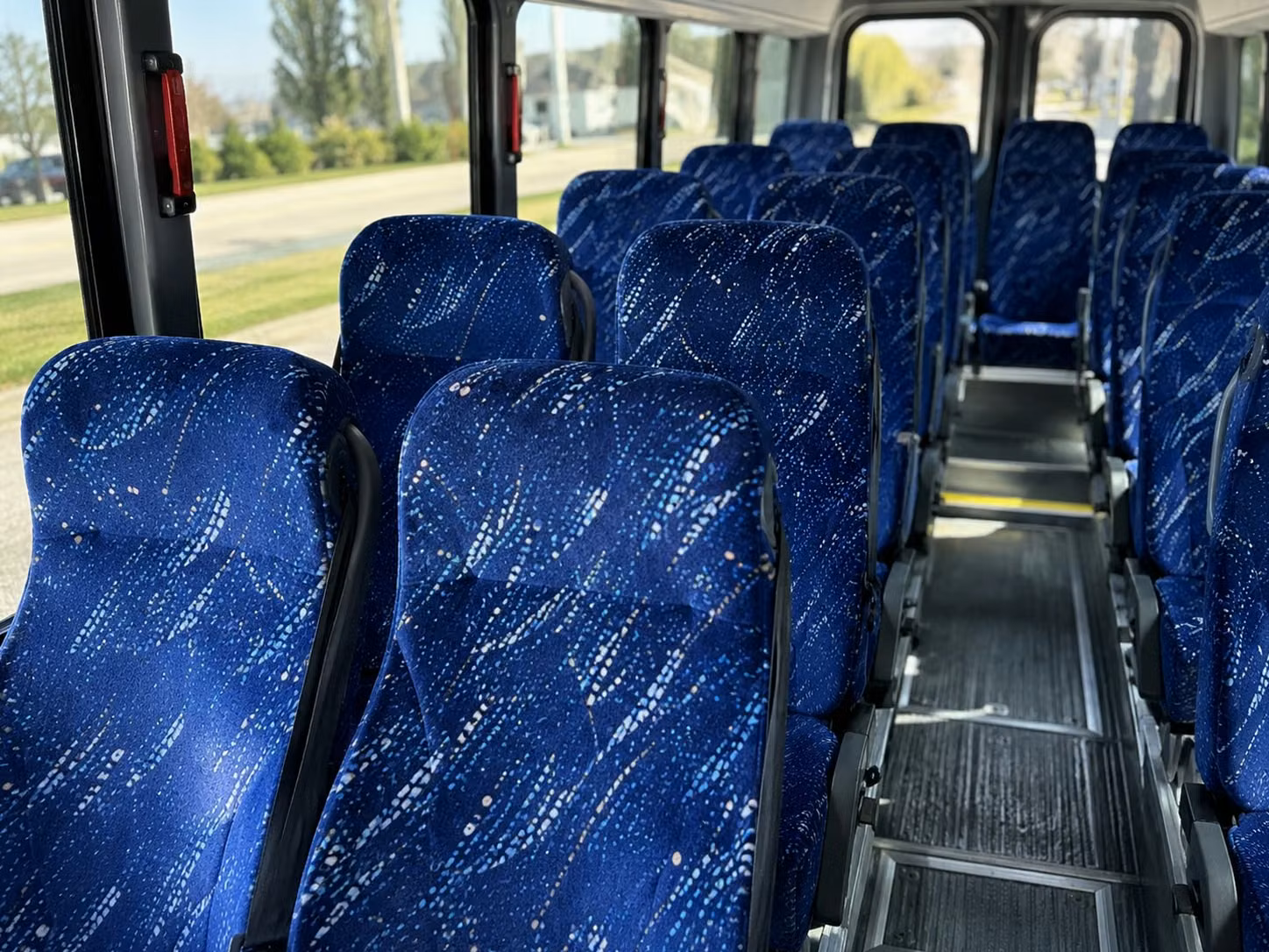 18 passenger minibus interior
