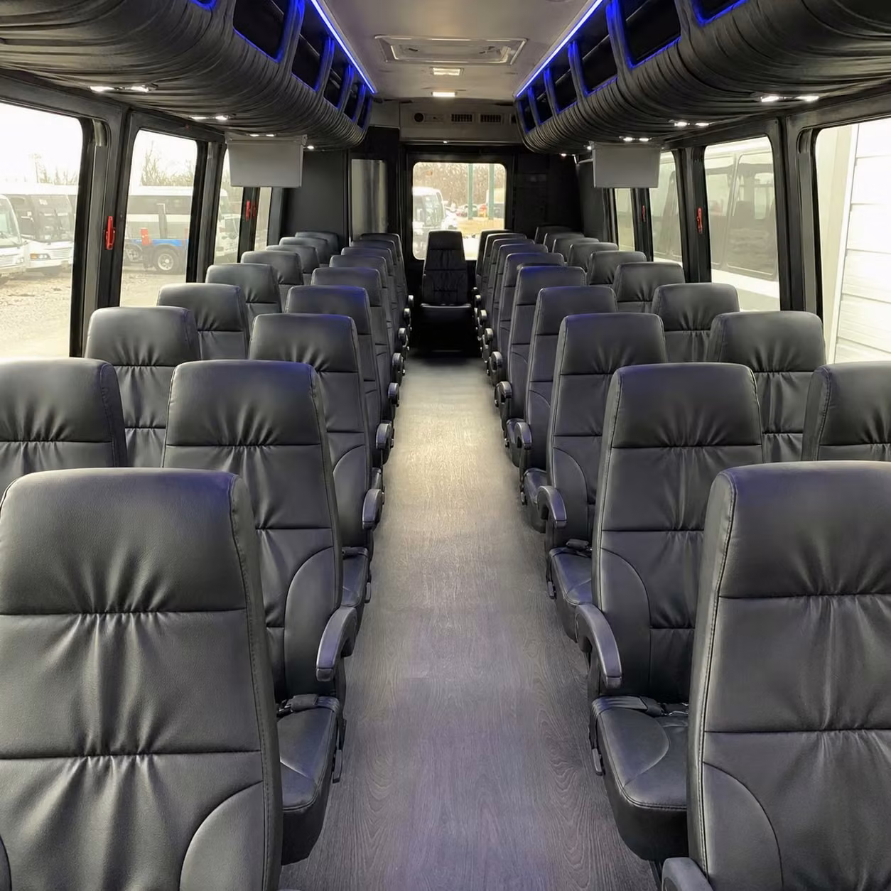 25 passenger minibus interior