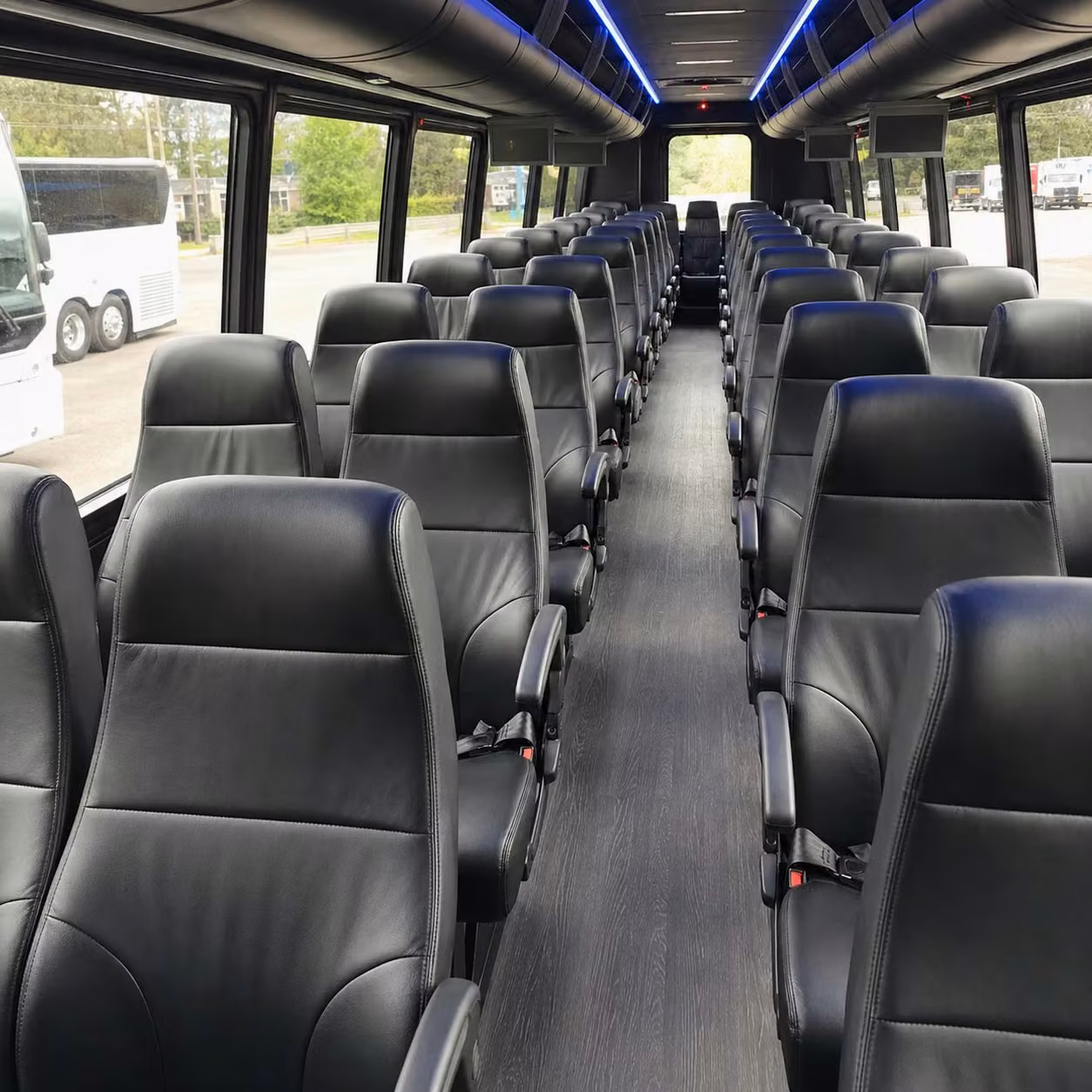 28 passenger minibus inside