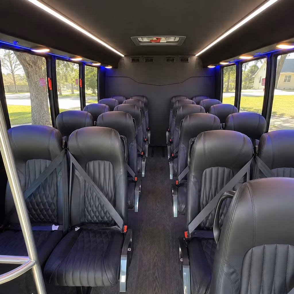 35 passenger minibus interior