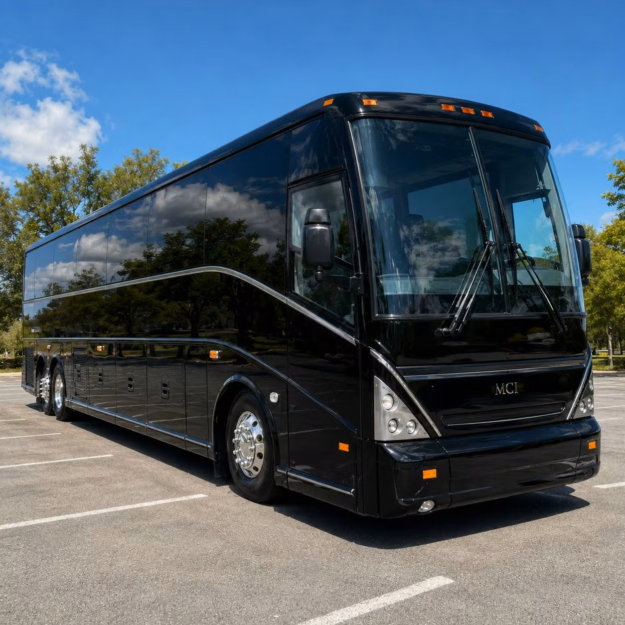 corporate event bus rentals in west bloomfield