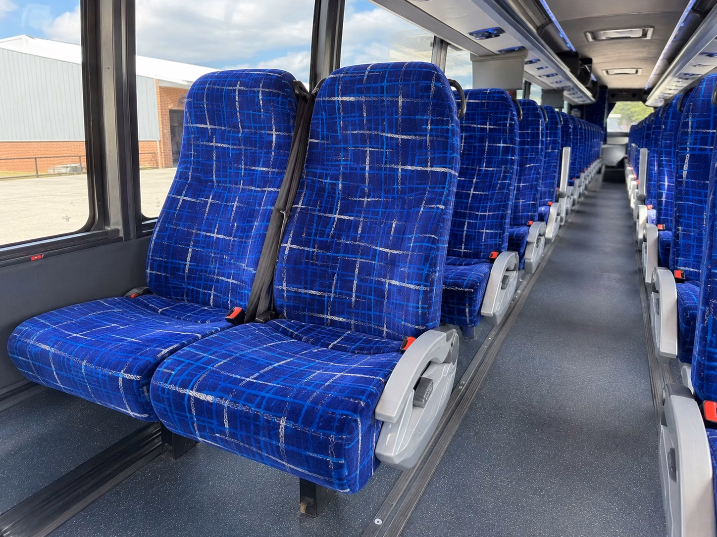 west bloomfield charter bus interior